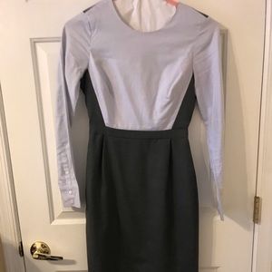 Jcrew suit shirt dress